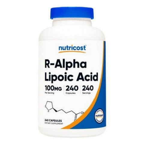 Nutricost, R-Alpha Lipoic Acid Capsules, 100 Mg, 240 Count