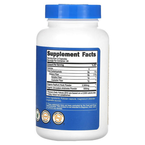 Nutricost, Fiber Capsules MWO, 600 Mg, 150 Count