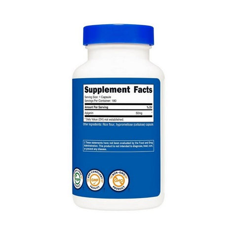 Nutricost, Apigenin Capsules, 50 Mg, 180 Count