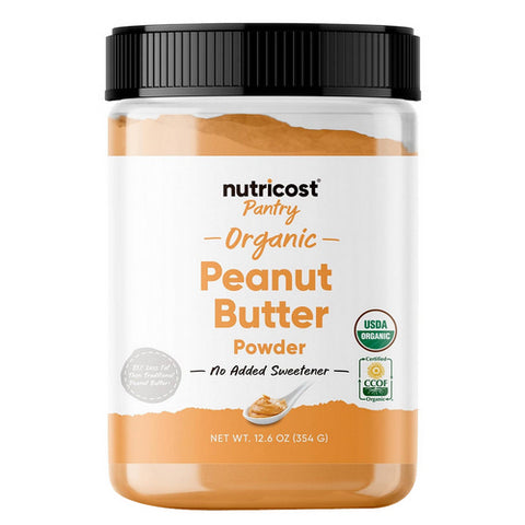 Nutricost, Pantry Peanut Butter Powder Flour Organic, 12.5 Oz