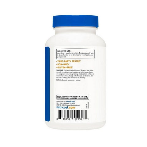 Nutricost, Magnesium Glycinate Capsules, 2100 Mg, 180 Count