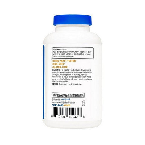 Nutricost, DGL Capsules, 5000 Mg, 120 Count Nutricost