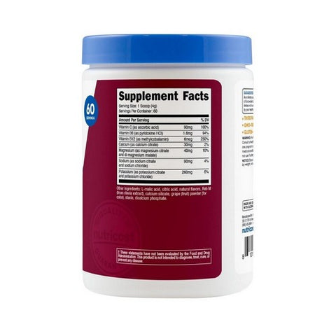 Nutricost, Electrolytes Advanced Hydration Complex Grape, 60 Servings