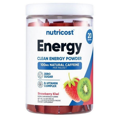 Nutricost, Energy Complex Stickpacks Strawberry Kiwi, 20 Sticks