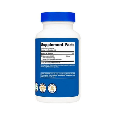Nutricost, Dihydromyricetin DHM Capsules, 350 Mg, 90 Count