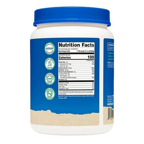 Nutricost, Organic Whey Protein Powder, 1 Lb