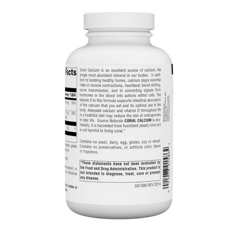 Source Naturals, Coral Calcium, 240 Caps