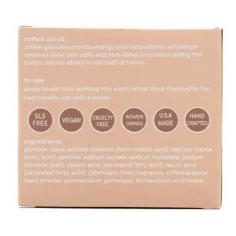 Latika Soap, Bar Soap Morning Coffee, 4 Oz