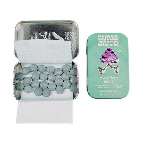 SuperMush, Daily Flow SuppleMints, 24 Count