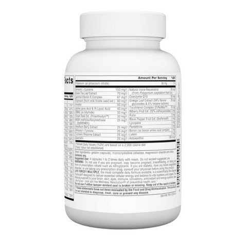 Source Naturals, Life Force No Iron Capsules, 60 Caps (No Iron)