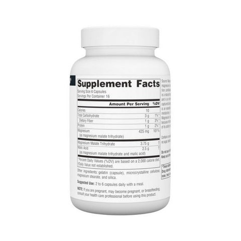 Source Naturals, Magnesium Malate, 100 Caps