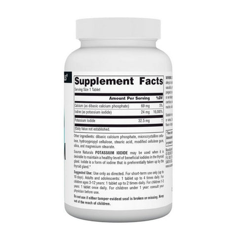 Source Naturals, Potassium Iodide, 120 Tabs