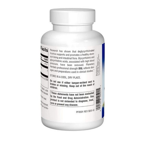 Planetary Herbals, DGL Licorice, Chewable 200 Tabs