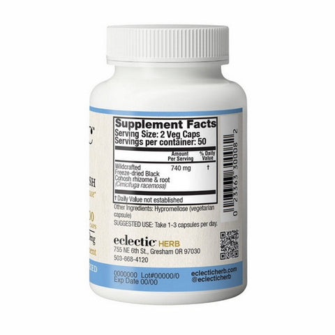 Eclectic Herb, Black Cohosh, 370 Mg, 100 Caps
