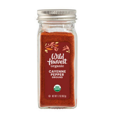 Organic Ground Cayenne Pepper 1.7 Oz (Case Of 6) by Wild Harvest