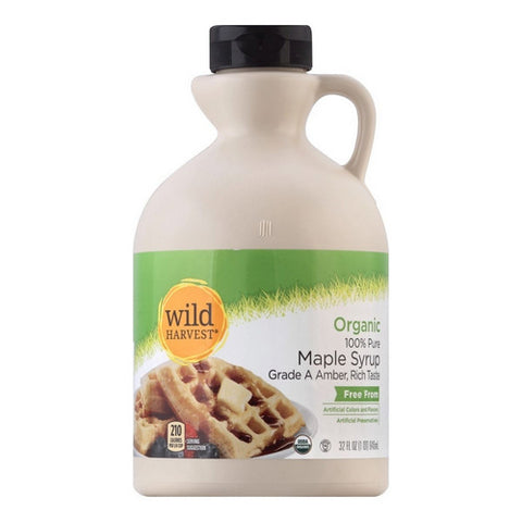 Organic 100% Maple Syrup 32 Oz (Case Of 6) by Wild Harvest