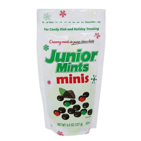 Holiday Red and Green Filled Junior Mints Minis 4.5 Oz (Case Of 12) by Tootsie