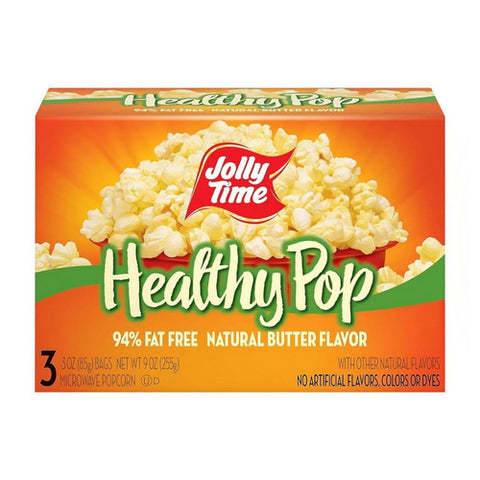 Healthy Pop Microwave Popcorn 9 Oz (Case Of 12) by Jollytime