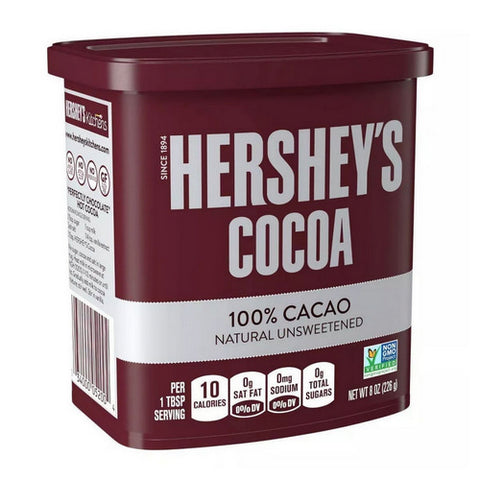 Natural Unsweetened Cocoa Powder Can 8 Oz (Case Of 12) by The Hershey Company