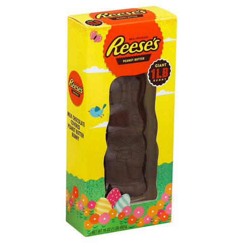Reese's, Bunny Milk Chocolate Peanut Butter Easter Candy Gift Box, 16 Oz (Case Of 6)
