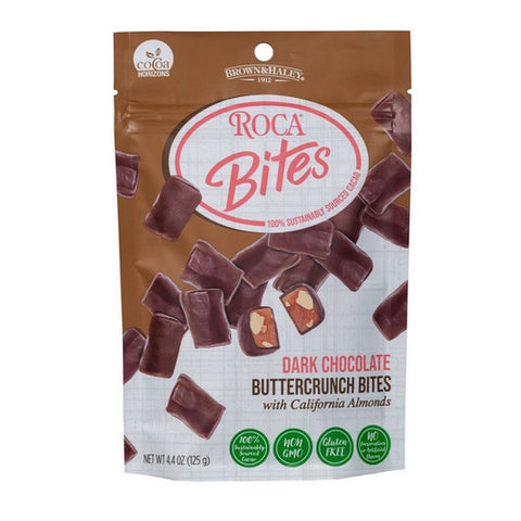 Dark Chocolate Roca Bites 4.4 Oz (Case Of 8) by Brown & Haley