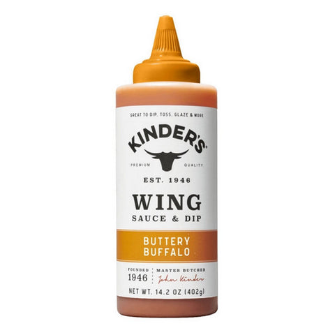 Wing Butter Buffalo Sauce And Dip 14.2 Oz (Case Of 6) by Kinders