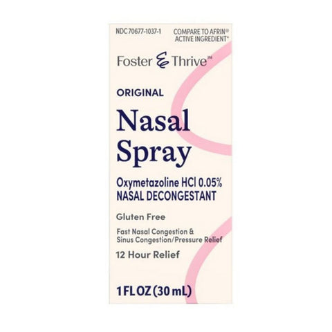 Foster And Thrive, Original Nasal Spray Oxymetazoline HCl, 1 Oz
