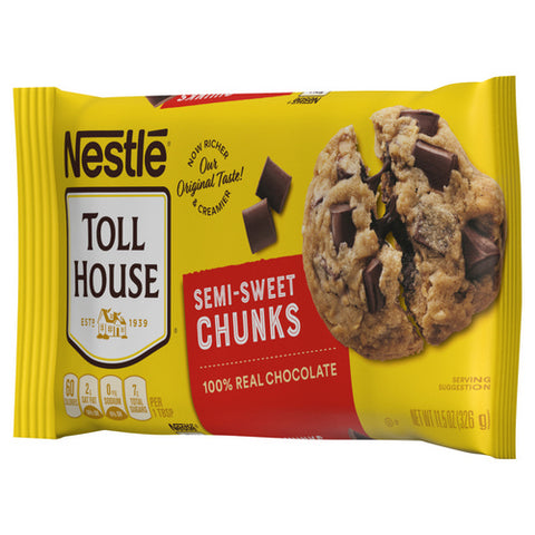 Nestle, Sweet Chocolate Chunks, 11.5 Oz (Case Of 24)