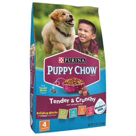 Purina Puppy Chow Tender Beef 4 Lbs (Case Of 4) by Purina