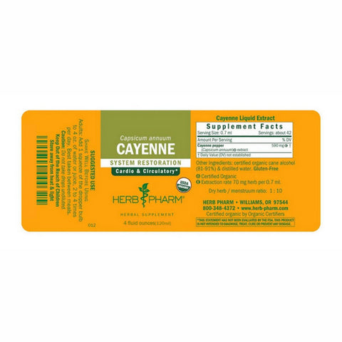 Herb Pharm, Cayenne Extract, 4 Oz