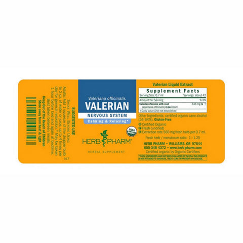 Herb Pharm, Valerian Extract, 4 Oz