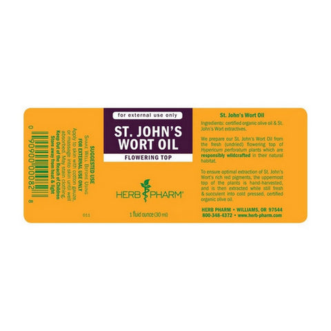 Herb Pharm, St. John's Wort Oil, 1 Oz