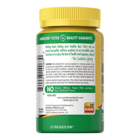 Sundance, Adult Multivitamin Gummies Natural Mixed Berry, 50 Count