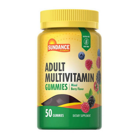 Sundance, Adult Multivitamin Gummies Natural Mixed Berry, 50 Count