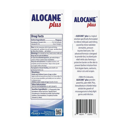 Alocane, Plus Topical Anesthetic Gel, 2 Oz
