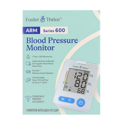 Foster And Thrive, Arm Series 600 Blood Pressure Monitor, 1 Count