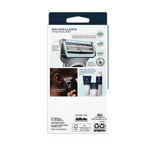 Gillette, SkinGuard Razor + 2 Blade Refills, 1 Count Gillette