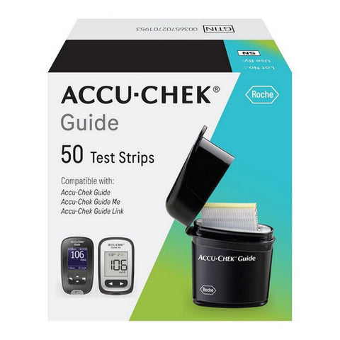 Guide Blood Glucose Test Strips 50 Count by Accu-Chek