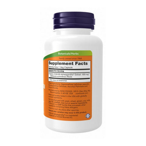 Now Foods, Ksm-66 Ashwagandha, 90 Count
