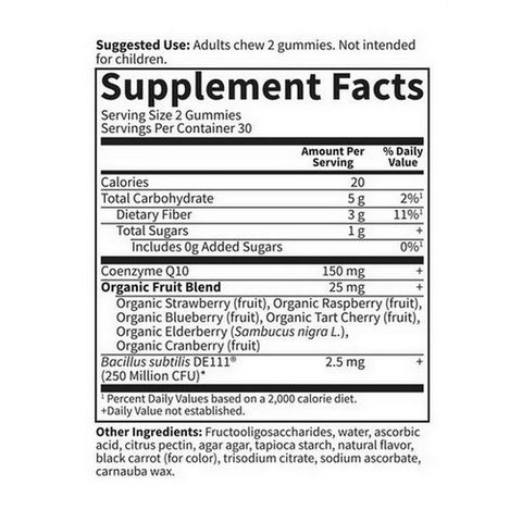 Garden of Life, Vitamin Code CoQ10 Strawberry, 60 Count