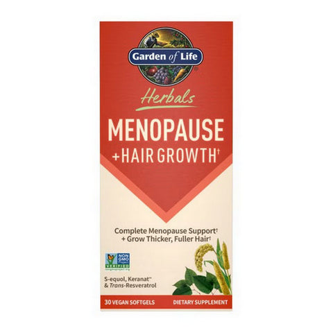 Garden of Life, Menopause Plus Hair Growth, 30 Softgels