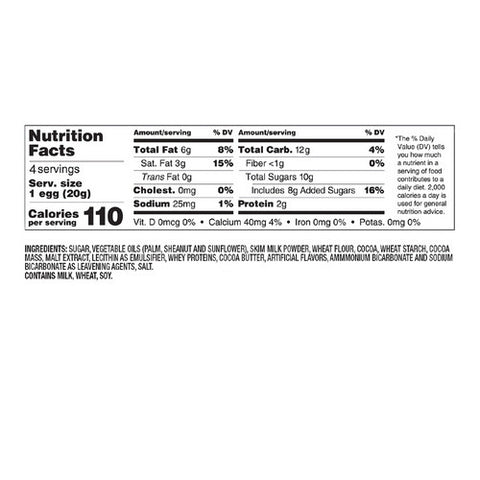 Kinders, Joy Holiday Eggs Sweet Cream And Chocolate Wafers With Toy Inside, 2.8 Oz (Case Of 8)