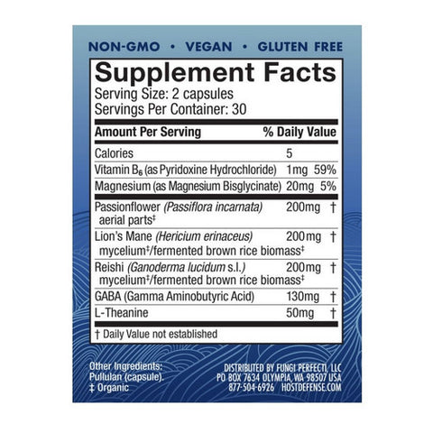 Host Defense, Mycobenefits Sleep, 60 Capsules