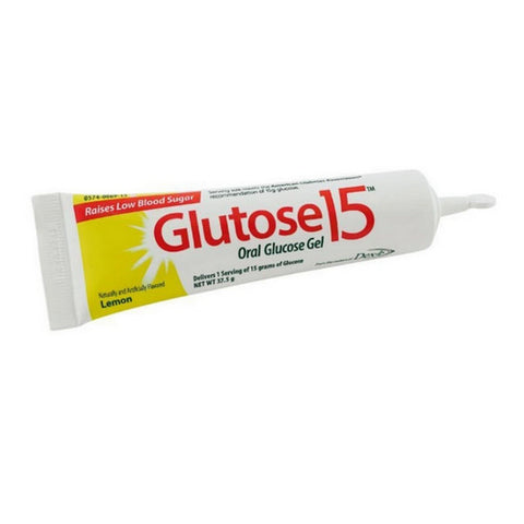 Oral Glucose Gel Lemon 37.5 Grams by Glutose