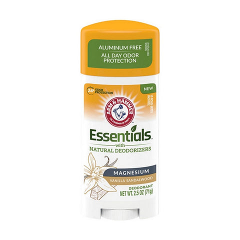 Natural Deodorant Magnesium Vanilla Sandalwood Aluminum Free 2.5 Oz by Arm & Hammer