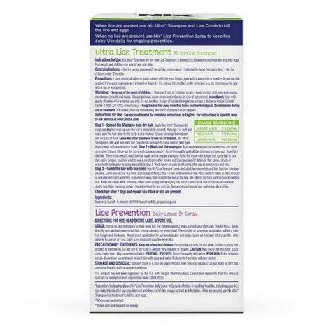Nix, Ultra Lice Treatment And Prevention Kit First Aid, 1 Count