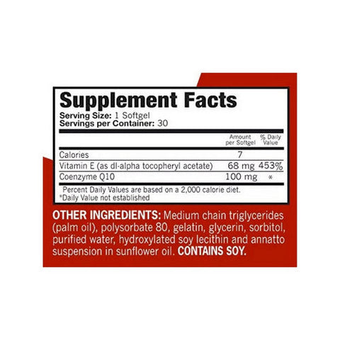 Qunol, Ultra Coq10 3X Better Absorption, 100 Mg, 30 Softgels