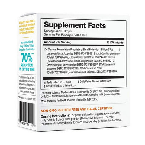 Visbiome, Infant Drops Probiotic Supplement, 10 Ml