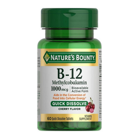 Vitamin B-12 Quick Dissolve Tablets 60 Count by Nature's Bounty