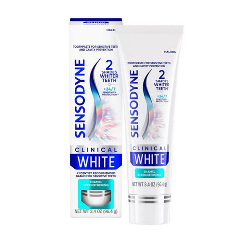 Clinical White Enamel Strengthen Toothpaste 3.4 Oz by Sensodyne